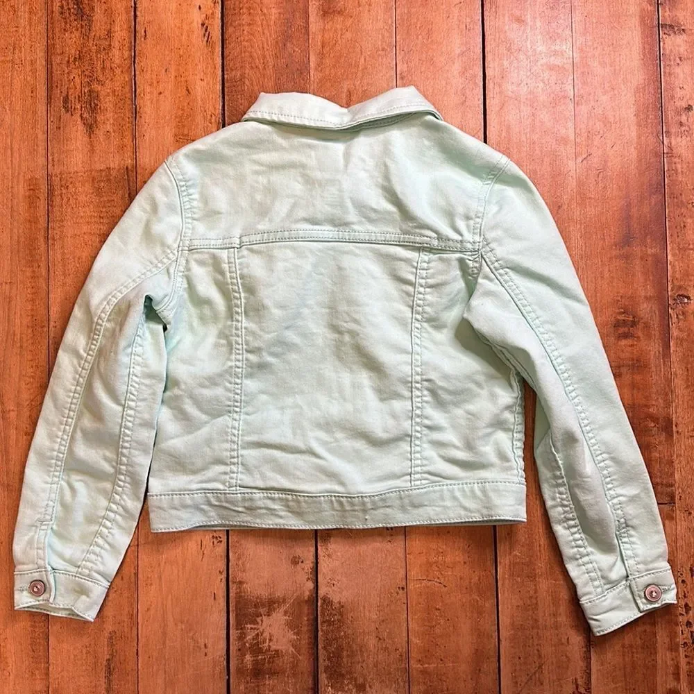 Wonder Nation Jean jacket size 6 Mint Green Jean Jacket Spring Easter
